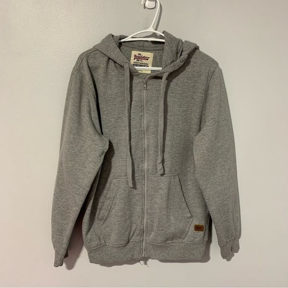 The Roadster Life Co Full Zip Gray Sweatshirt Hoodie Minimalist Size M - Picture 1 of 7